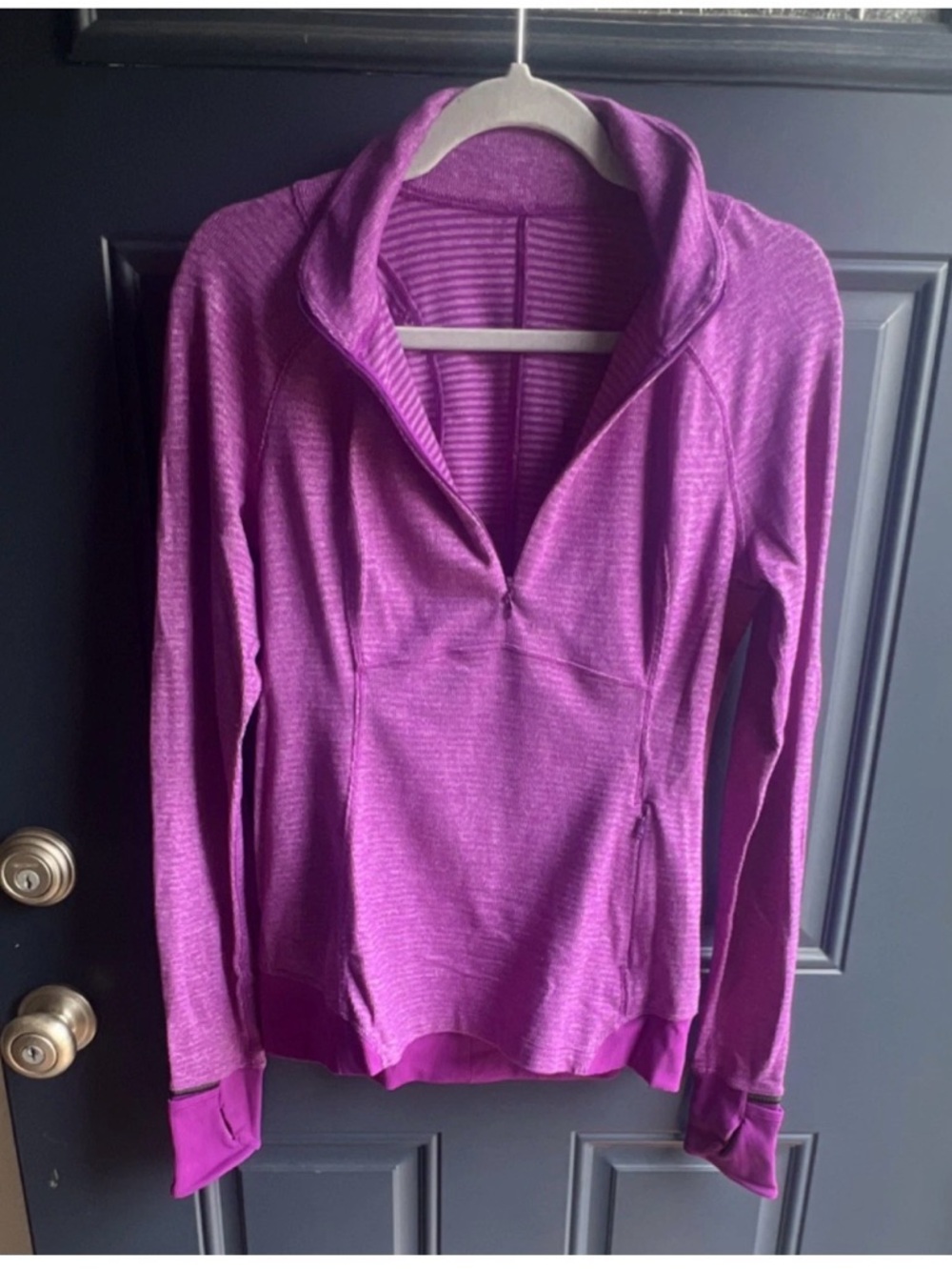 lululemon athletica Magenta Half-Zip Pullover